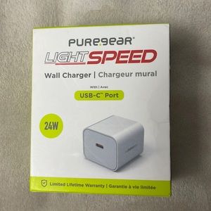 NWT PureGear USB-C Light Speed Wall Charger